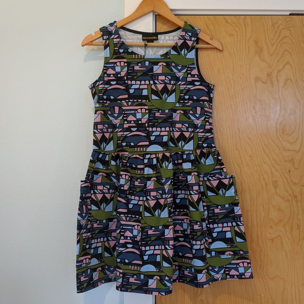 Nooworks Big Pocket dress XS NWT